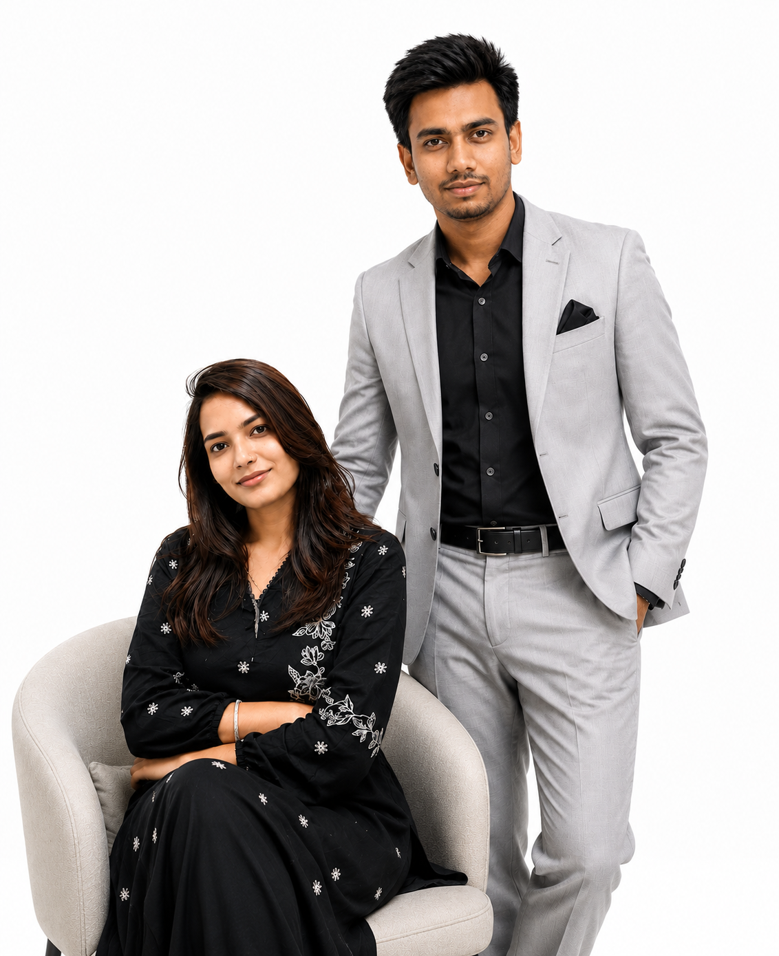 Kashish Sharma and Gaurav Sharma, founders of Kashish Skill Academy